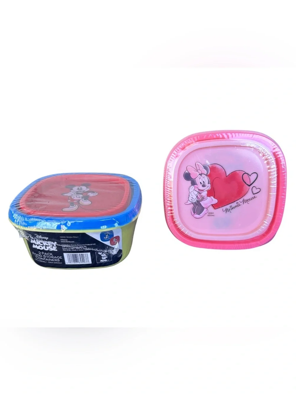 Disney Mickey & Minnie 4pc storage set